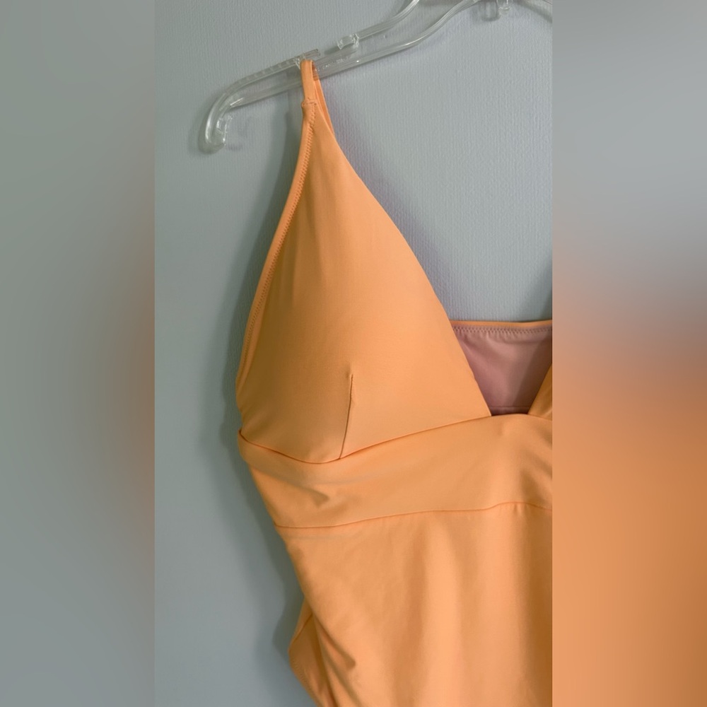 J. CREW Babydoll Plunge V-Neck Padded Retro One Piece Swimsuit Beach Resort | 20 - Picture 4 of 14
